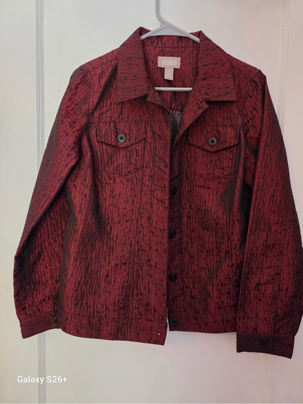 New w/o Tags Chico’s Red Jacket